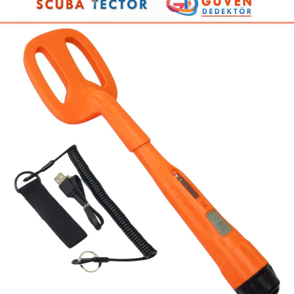 scuba tector su altı dedektörü, tector scuba su geçirmez dedektör, waterproof scuba detector