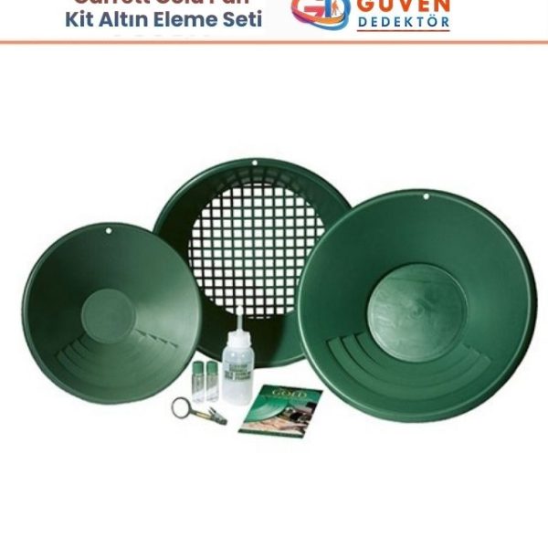 Garrett Gold Pan Kit Altın Eleme Seti
