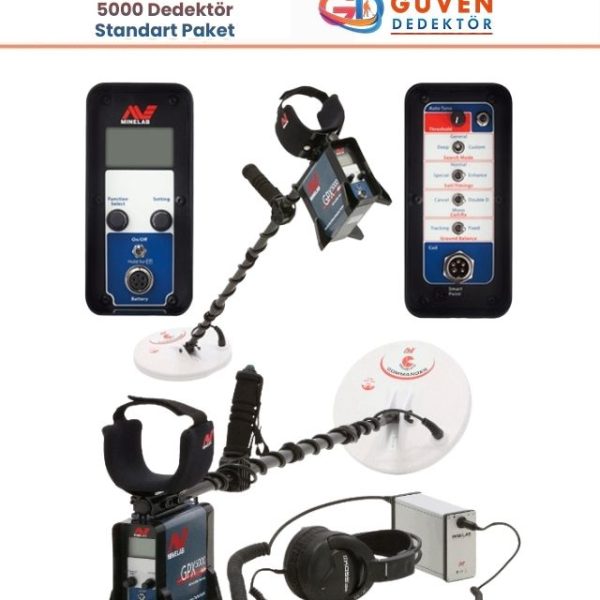 Minelab GPX 5000 Dedektör Standart Paket
